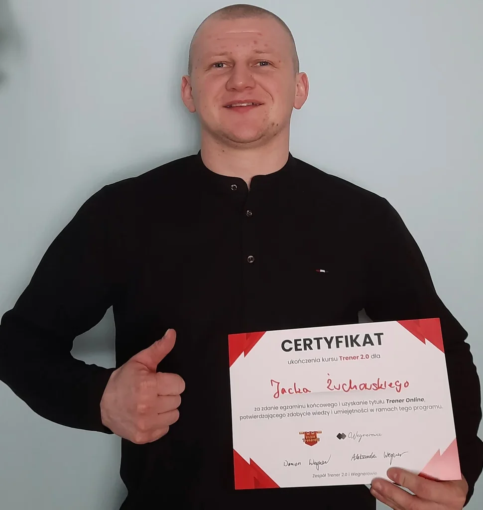 Oficjalny Certyfikat Trener 2.0 - Wzór 1