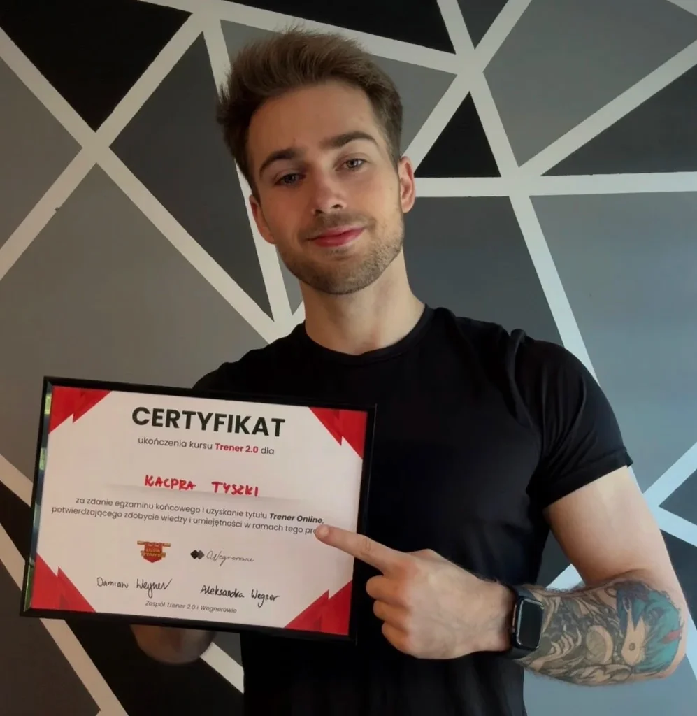 Oficjalny Certyfikat Trener 2.0 - Wzór 3